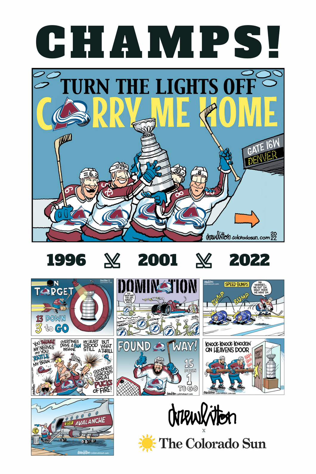 .LIMITED EDITION: Drew Litton's Avalanche tribute poster