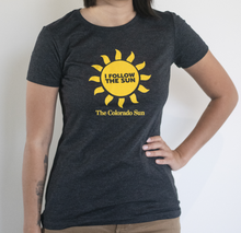 Load image into Gallery viewer, Colorado Sun T-shirt for Women (vintage black)
